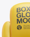 Download Boxing Glove Mockup Front View In Apparel Mockups On Yellow Images Object Mockups