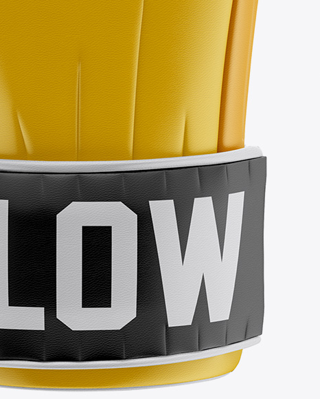 Download Boxing Glove Mockup Front View In Apparel Mockups On Yellow Images Object Mockups