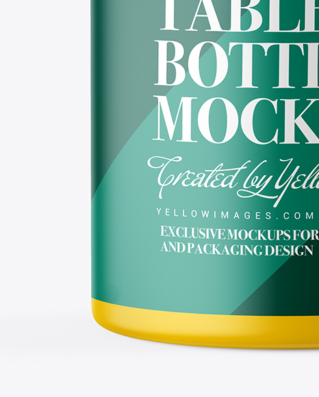 Download Matte Plastic Pills Bottle Mockup In Bottle Mockups On Yellow Images Object Mockups Yellowimages Mockups