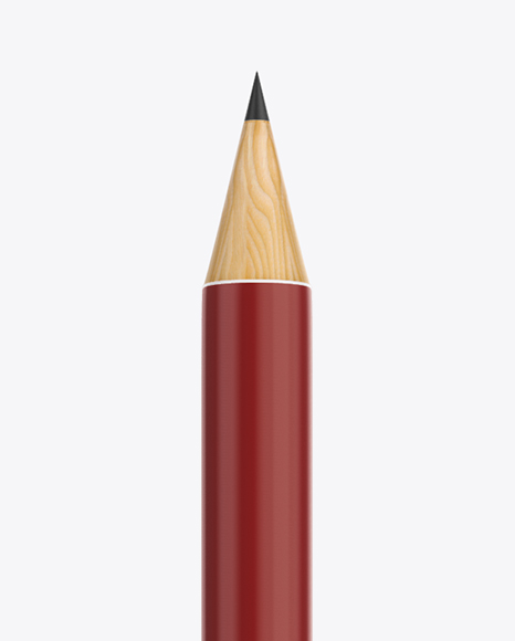 Download Round Pencil Mockup - Top View in Stationery Mockups on Yellow Images Object Mockups