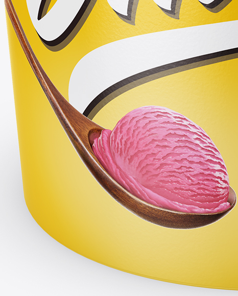 Glossy Ice Cream Cup Mockup PSD #1