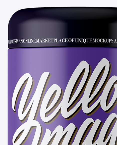 Matte Tin Can Mockup PSD #2