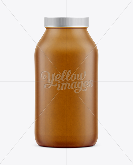 Marinade Grill Sauce Jar Mockup In Jar Mockups On Yellow Images Object Mockups