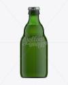 33cl Steinie Green Glass Bottle Mockup - Free Download Images High