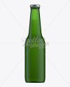 330ml Longneck Green Glass Bottle Mock-up - Free Download Images High