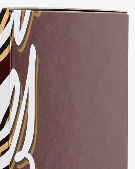 Box Mockup   Half Side View PSD #1