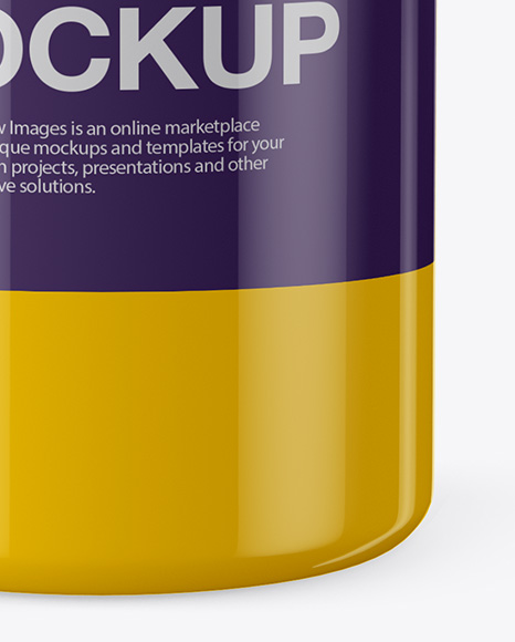 Glossy Plastic Bottle Mockup PSD #1