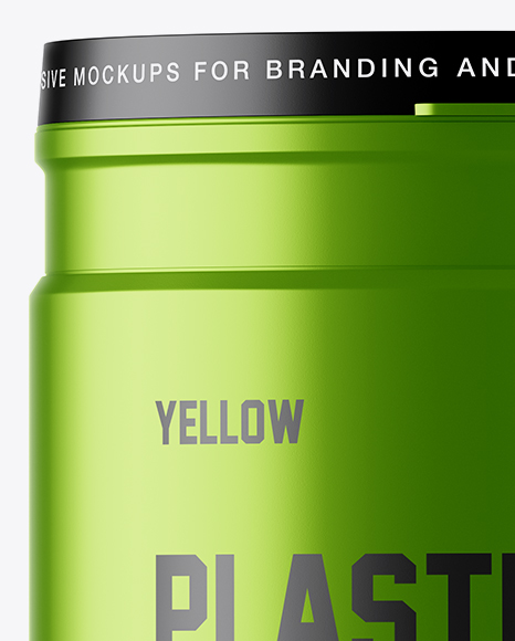 Metallic Protein Jar Mockup PSD #3