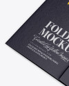 Textured Folder With String Closure