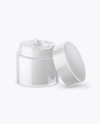 Download Opened Clear Glass Cream Jar Mockup (High-Angle Shot) in ... Yellowimages Mockups