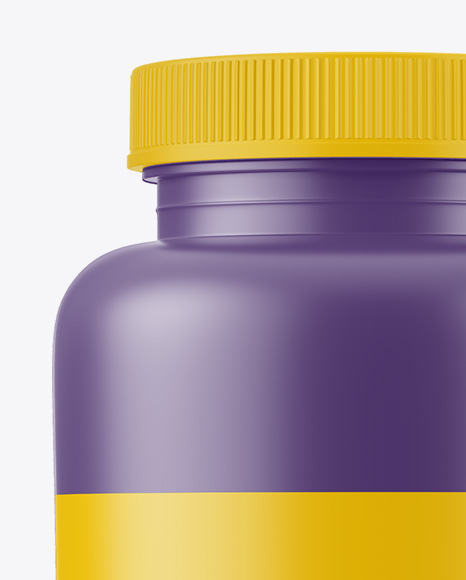 Matte Plastic Bottle Mockup PSD #2