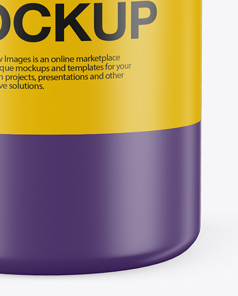 Matte Plastic Bottle Mockup PSD #1