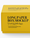 Download Paper Box Mockup - Front View (High-Angle Shot) in Box Mockups on Yellow Images Object Mockups