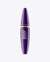 Glossy Mascara Tube Mockup on Yellow Images Object Mockups