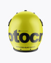 Download Motocross Helmet Mockup Back View In Object Mockups On Yellow Images Object Mockups