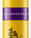 Glossy Mascara Tube Mockup on Yellow Images Object Mockups