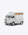 Citroen Hy Van Food Truck Mockup - Half Side View