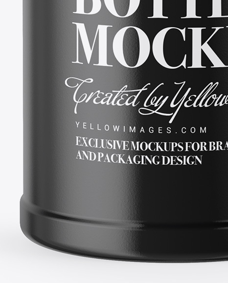 Plastic Bottle Mockup PSD #1