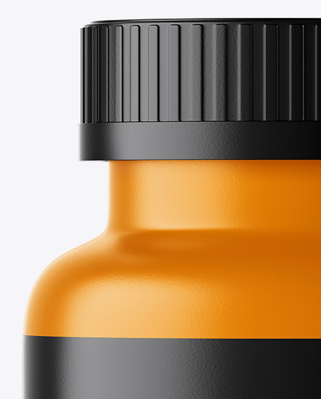 Matte Pills Bottle Mockup PSD #2