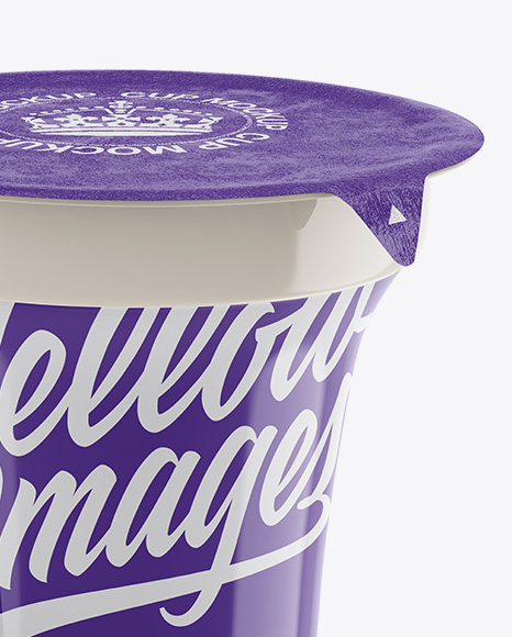Download Two Glossy Sour Cream Cup Mockup in Cup & Bowl Mockups on ... Yellowimages Mockups