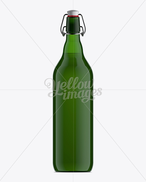 Download 100cl Green Glass Beugel Bottle Mockup In Bottle Mockups On Yellow Images Object Mockups Yellowimages Mockups