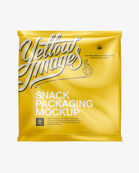 Download Matte Snack Bag Mockup - Free PSD | All Mockups Template | Design Assets