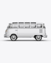 Volkswagen Transporter T1 Mockup Left Side View - Free Download Images