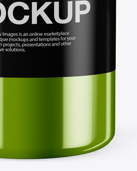 Metalic Plastic Bottle Mockup PSD #2