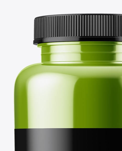 Metalic Plastic Bottle Mockup PSD #1