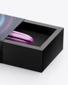 Download Opened Box with Vibrator Mockup - Half Side View in Box ... Yellowimages Mockups