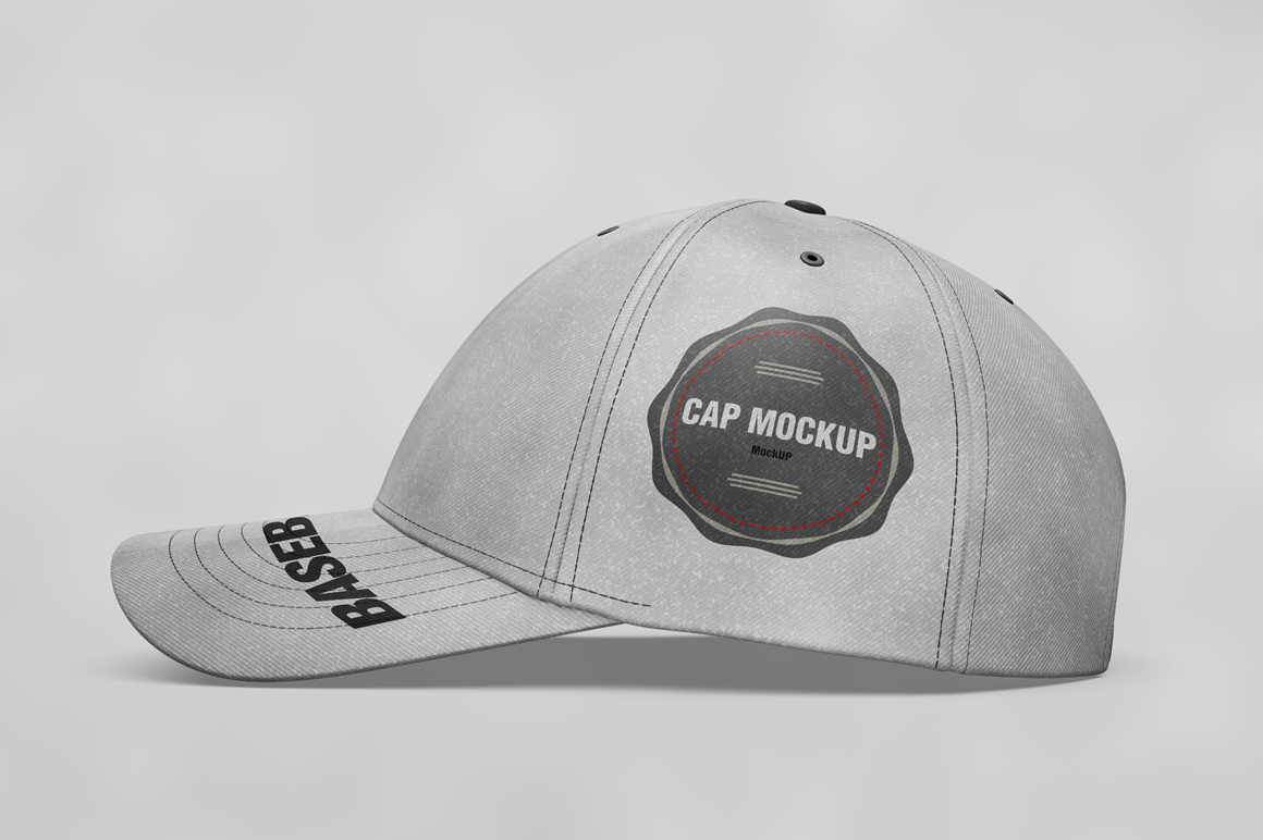 Download Cap Mockups In Apparel Mockups On Yellow Images Creative Store