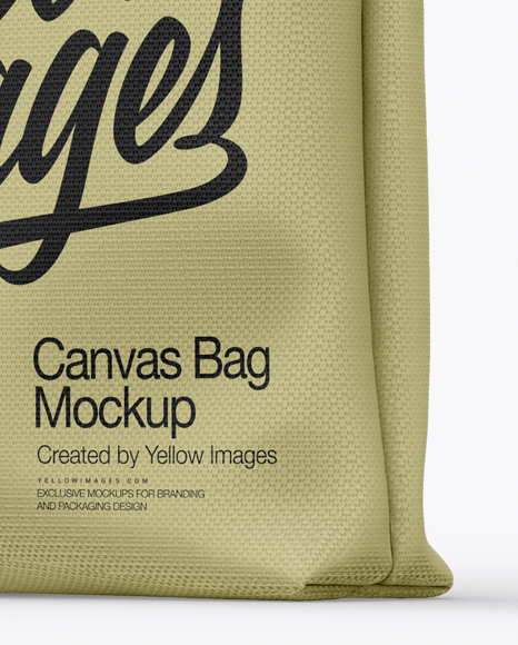 Free Canvas Bag Mockup Hero Shot In Free Mockups On Yellow Images Object Mockups