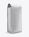 16oz Paper Coffee Bag Mockup - Half Side View