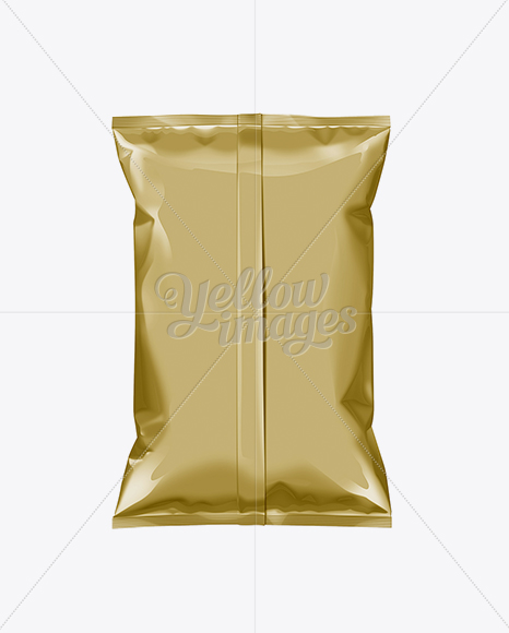 Gold Plastic Snack Package Medium - Free Download Images High Quality