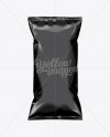 Black Plastic Snack Package Large - Free Download Images High Quality