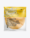 Tomato Tortillas Packaging Mockup - Free Download Images High Quality