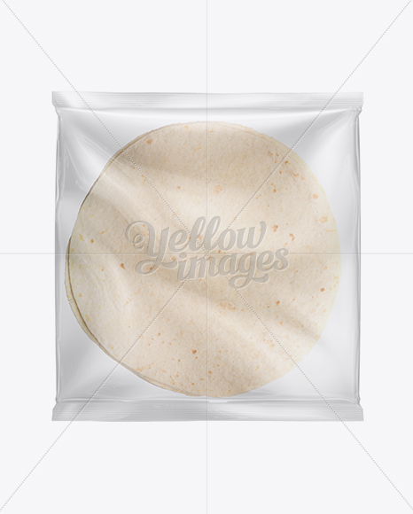 Download White Corn Tortillas Packaging Mockup In Flow Pack Mockups On Yellow Images Object Mockups Yellowimages Mockups