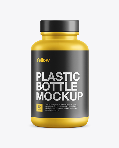 Download Supplement Bottle Mockup In Bottle Mockups On Yellow Images Object Mockups