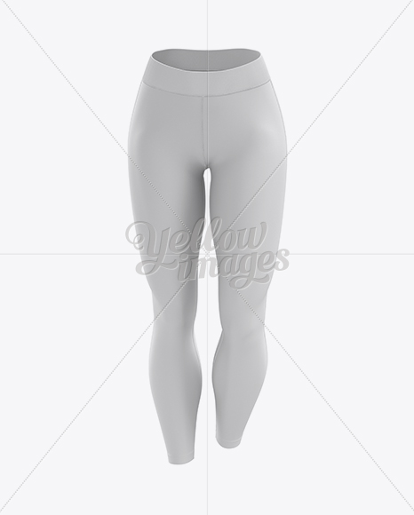 Download Leggings Mockup Front View In Apparel Mockups On Yellow Images Object Mockups