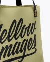 Canvas Bag Mockup - Half Side View