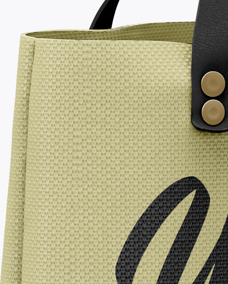 Canvas Bag Mockup Half Side View In Free Mockups On Yellow Images Object Mockups