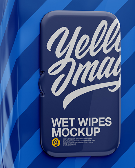 Download Wet Wipes Pack W Plastic Cap Mockup Half Side View In Flow Pack Mockups On Yellow Images Object Mockups Yellowimages Mockups