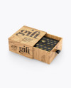 Download Opened Wooden Gift Box Mockup - Half Side View in Box ... Yellowimages Mockups