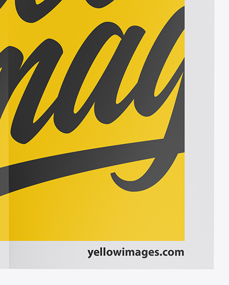 Download Paper Poster Mockup Free Yellowimages