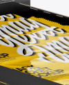 Download 12 Snacks Opened Box Mockup - Half Side View in Box ... Yellowimages Mockups