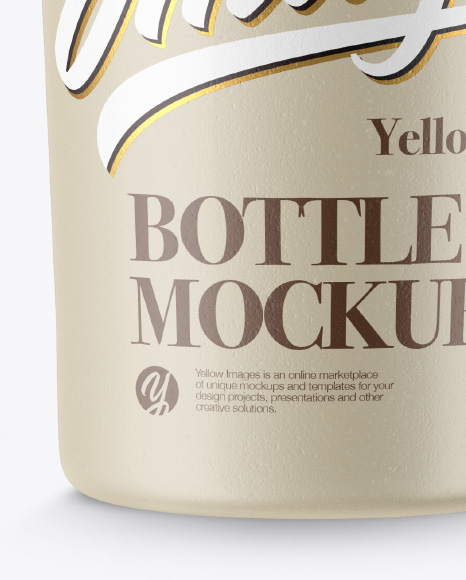 Ceramic Bottle Mockup PSD #1