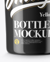 Download Glossy Bottle Mockup in Bottle Mockups on Yellow Images Object Mockups