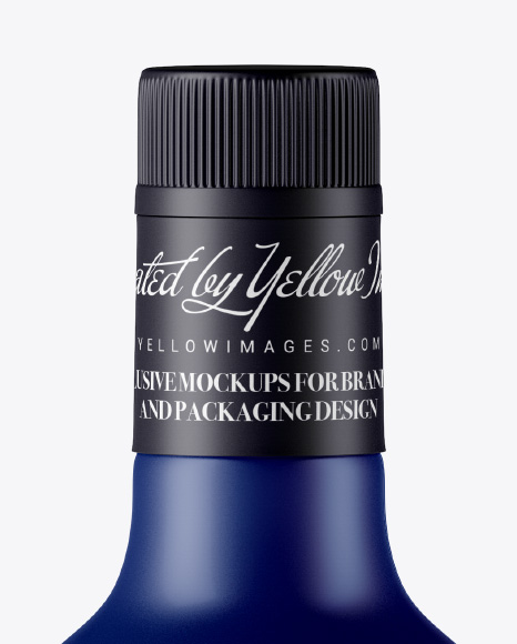 Matte Bottle Mockup PSD #2