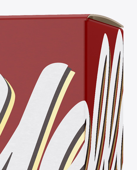 Box Mockup   Half Side View PSD #1