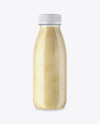 Download Clear Bottle with Banana Smoothie Mockup in Bottle Mockups on Yellow Images Object Mockups